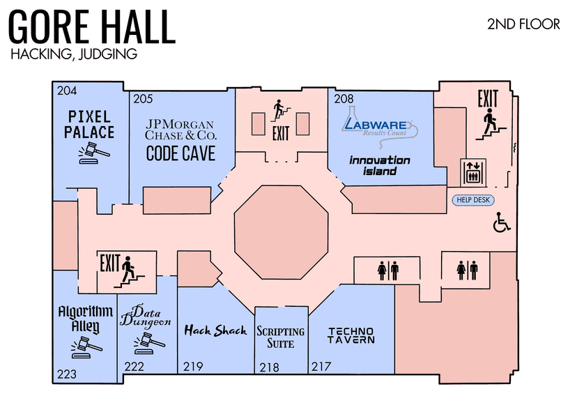 Gore Hall Map 2