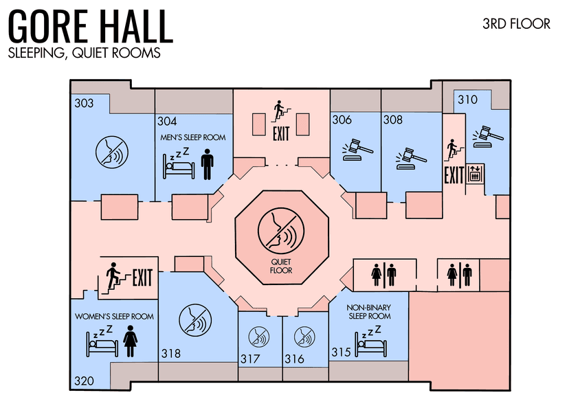 Gore Hall Map 3