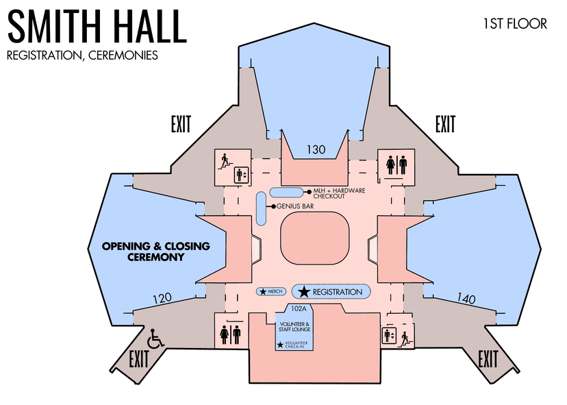 Smith Hall Map 1